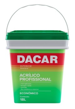 TINTA ACRILICA FOSCO 18LT PROFISSIONAL LILAS - DACAR