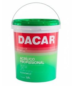 TINTA ACRILICA FOSCO 3.6LT PROFISSIONAL MARFIM - DACAR