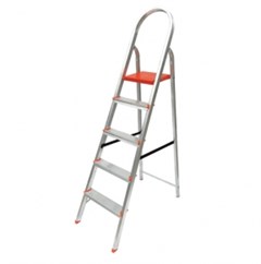 ESCADA DOMESTICA ALUMINIO 5 DEGRAUS - BOTAFOGO