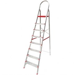 ESCADA DOMESTICA ALUMINIO 8 DEGRAUS - BOTAFOGO