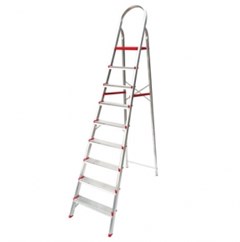 ESCADA DOMESTICA ALUMINIO 9 DEGRAUS - BOTAFOGO