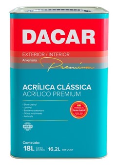TINTA ACRILICA 16.2LT FOSCO BASE A - DACAR