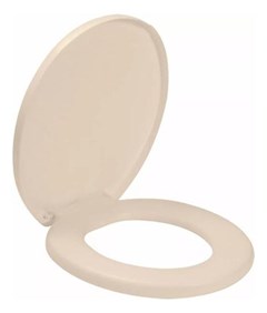 ASSENTO SANITARIO ALMOFADADO COMFORT AREIA - AMANCO