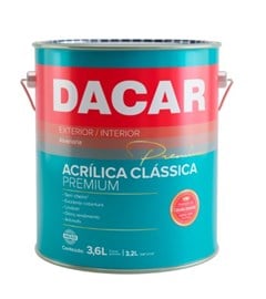 TINTA ACRILICA FOSCO 3.6LT PREMIUM GELO - DACAR