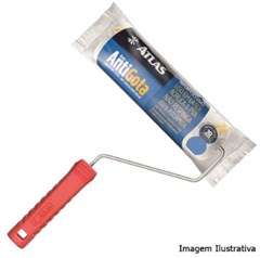 ROLO DE LA 15CM C/CABO ANTI GOTA - ATLAS