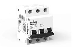 DISJUNTOR DIN TRIPOLAR 25A SHB3 - SOPRANO